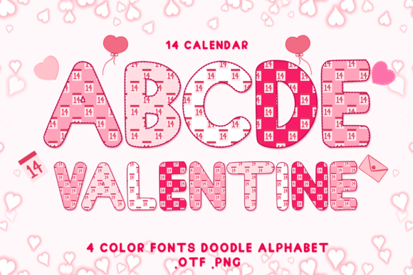 14 Calendar Fonts: A Color Fonts Review for Sellers