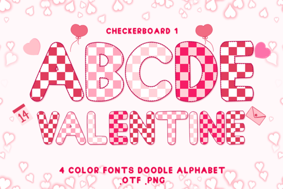 Checkerboard 1: A Playful Color Fonts Asset for Editorial Charm