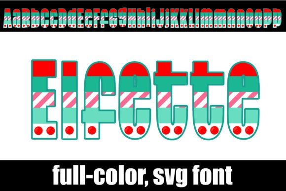 Elfette: A Festive Color Fonts Choice for Digital Sellers
