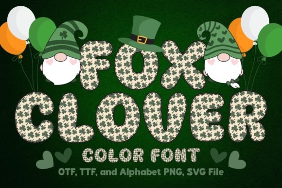 Fox Clover: A Playful Color Fonts Choice for Local Branding