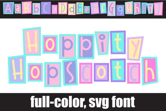Hoppity Hopscotch: A Playful Color Font for Content Publishers