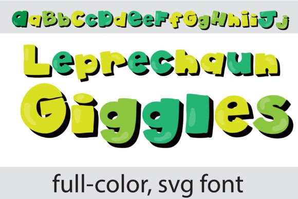 Leprechaun Giggles: A Whimsical Color Fonts Collection