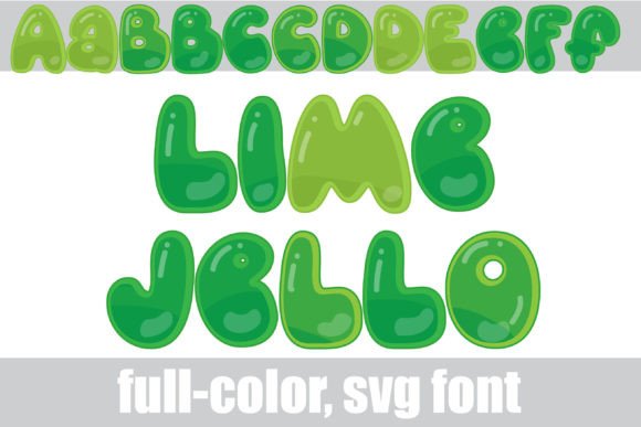 Lime Jello: A Vibrant Color Font for Editorial Play & Digital Impact