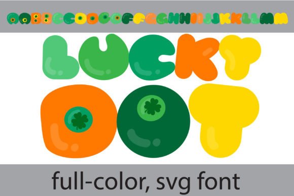 Lucky Dot: A Whimsical Color Font for Playful Branding