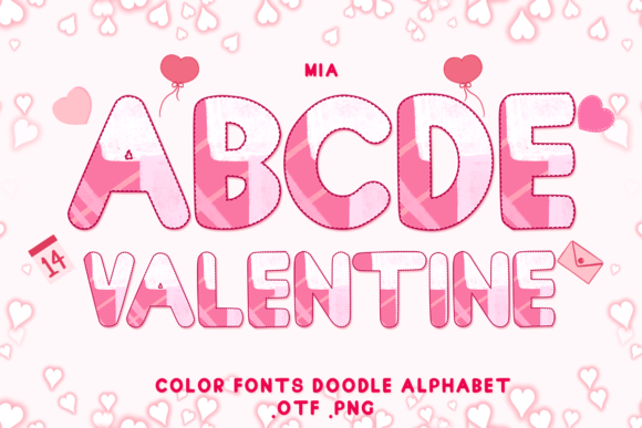 Mia Color Fonts: Adorable, Heartfelt Design for Local Business Branding