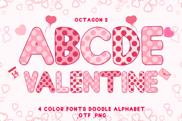 Octagon 2: A Playful, Heartfelt Color Fonts Choice