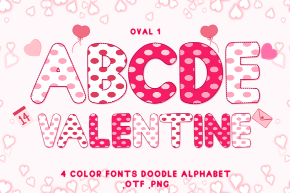 Oval 1: A Warm, Playful Color Fonts Choice