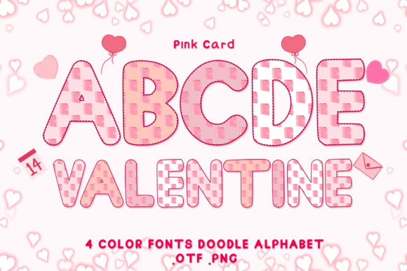 Pink Card: A Delightful Color Fonts Asset for Editorial Design