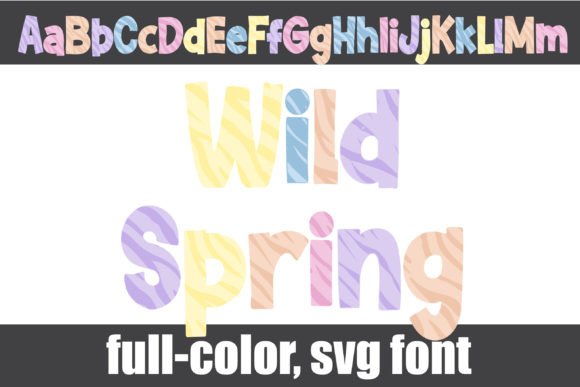 Wild Spring: A Pastel Color Fonts Gem for Local Branding